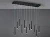 LED lustr Trio Tubular 11x 2,5 W 11x350 lm 3000 K černý Náhled obrázku produktu 7