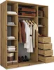 Masseno Schiebetürenschrank PINA 160/205/58 cm Produktbild-Vorschau 3
