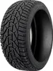 A close-up, studio shot of a single tire, presented against a plain white background. Produktbild-Vorschau