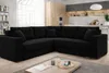 Couchgarnitur Ecksofa Sofa Sofagarnitur PARIS Cord Stoff Produktbild-Vorschau 1