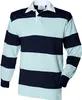 Polo da rugby Front Row, manica lunga, a righe RW476 (2XL) Anteprima dell’immagine prodotto 1