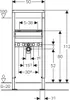 Geberit DuofixBasic Element für Waschtisch, 112 cm, Anteprima dell’immagine prodotto 2