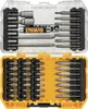 A set of screwdriver bits in a clear and yellow plastic case, opened to reveal the contents. Produktbild-Vorschau