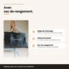 CALMENTA® siège de massage shiatsu – massage du dos et de Voir les images du produit 4