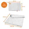 Babybedset met zomerdekbed 100 x 135 cm en kussen 40 x 60 Productafbeelding-voorbeeld 3
