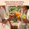 pailles en verre Bremermann, lot de 6, 15 cm de long, Voir les images du produit 2