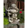 Farmi Schlumpf, kleine tuinfiguur, gemaakt van kunststeen. Productafbeelding-voorbeeld 2