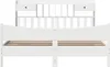 vidaXL Massivholzbett ohne Matratze Weiß 180x200 cm Produktbild-Vorschau 4