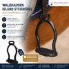 Waldhausen Island Steigbügel Alu Schwarz 12 cm Produktbild-Vorschau 3
