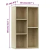 Libreria/seduta Sonoma rovere 50x25x80 cm materiale a base Anteprima dell’immagine prodotto 14