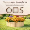 Floranica Bordure de Jardin en bois 30 x 200 cm Non-traité Voir les images du produit 4