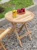 Rondo Teak Klapptisch – Ø 50 cm – Zusammenklappbarer Produktbild-Vorschau 11