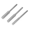 Three diamond-coated grinding bits with metal shafts are arranged diagonally on a white background. Produktbild-Vorschau