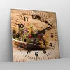 Wanduhr - Quadrat - Glasuhr - Kraut Tee  getrocknete Produktbild-Vorschau 4
