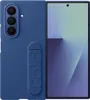 A blue Samsung Galaxy Z Fold phone case with a stand is shown next to the phone. Náhľad obrázku produktu