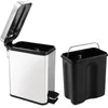 Pedalmülleimer Modern 5 Liter Silber Produktbild-Vorschau 3