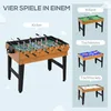 HOMCOM 4 v 1 Multigame herní stůl, společenský herní stůl s Náhled obrázku produktu 4