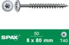 SPAX HI.FORCE Tellerkopfschraube 8,0 x 80 mm 50 Stk. ( Produktbild-Vorschau 22