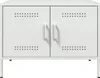 vidaXL TV-Schränke 2 Stk. Weiß 68x39x50,5 cm Stahl Produktbild-Vorschau 7