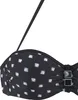 LASCANA Bügel-Bandeau-Bikini schwarz-weiß Größe 48 Cup A Produktbild-Vorschau 3