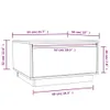Couchtisch Weiß 55x56x32 cm Massivholz Kiefer , Couchtische Produktbild-Vorschau 9