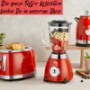Zilan 60er Jahre Retro Standmixer Edelstahl Smoothie Maker Produktbild-Vorschau 4