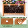 Jardinière COSTWAY avec treillis, jardinière d'extérieur Voir les images du produit 8