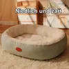 Winter Hundebett, großes ovales Haustierbett, dicke Produktbild-Vorschau 2