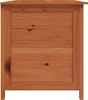 vidaXL Venkovní box na polštáře hnědý 150x50x56 cm Masivní Náhled obrázku produktu 5