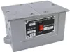 A demagnetizer device with a label showing its specifications and a switch. Náhled obrázku produktu