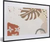 MuchoWow® Gerahmtes Poster Sommer - Monstera - Grau 60x40 Produktbild-Vorschau 1