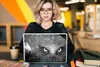 MuchoWow® Laptop Aufkleber Sticker Cover Adler - Schwarz - Produktbild-Vorschau 5