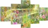 Bild auf Leinwand - Leinwandbild - Brücke Park Blume Produktbild-Vorschau 1