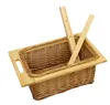 Wysuwany kosz z wikliny do kuchni, rattan, 400 mm; kosze Podgląd zdjęcia produktu 6