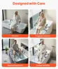 SucceBuy Chaise de douche pivotante avec accoudoirs et Voir les images du produit 6