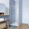 90x195cm 180°Falttür NANO Glas Drehtür Duschabtrennung Produktbild-Vorschau 1