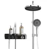 EMKE Duschsystem mit Thermostat Chrom Einstellbarer Produktbild-Vorschau 1