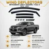 Set van 4 windschermen voor MITSUBISHI L200 V 4-deurs / Productafbeelding-voorbeeld 2