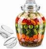 5,5L Fermentationsglas mit Wasserverschluss & 2 Glasschalen Produktbild-Vorschau 1
