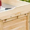 Outsunny Gartenschrank Holz Geräteschrank Schrank mit 2 Produktbild-Vorschau 6
