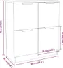 A line drawing of a sideboard with dimensions indicated by purple lines and text. Produktbild-Vorschau