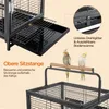 Yaheetech Vogelkäfig Reisevogelkäfig mit Handgriff Produktbild-Vorschau 8