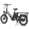 A black electric bicycle is shown against a white background. Náhled obrázku produktu