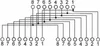 A diagram showing connections between numbered points. Produktbild-Vorschau