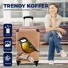 MuchoWow® Koffer Handgepäck Trolley Rollkoffer Kleine Produktbild-Vorschau 2