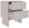 Selsey Sanva - Nachttisch 2-schubladig, Kaschmir, 50 cm Produktbild-Vorschau 4