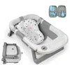Baby Badewanne Faltbar mit Baby Badekissen, Badethermometer Produktbild-Vorschau 7