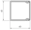 OBO WDK40040RW Wand-u.Deckenkanal m.Bodenlochung 40x40x2000 Produktbild-Vorschau 7
