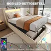 Flieks Polsterbett 90x200cm mit Ladefunktion (USB & Produktbild-Vorschau 8