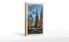 Holzschild Reise 12x18 cm Edinburgh Scotland Altstadt Produktbild-Vorschau 1
